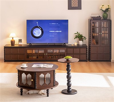 Vintage TV stalak iz sredine stoljeća